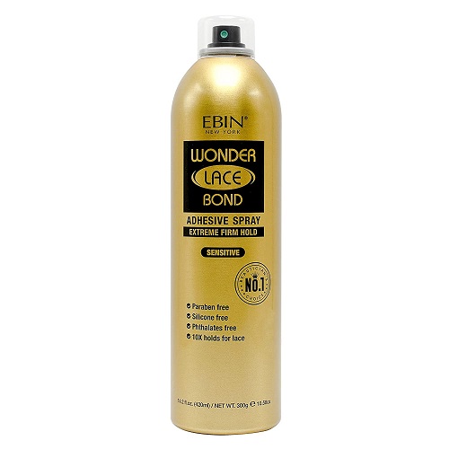 Ebin Wonder Lace Bond Extreme Firm Hold Adhesive Spray Sensitive 180ml